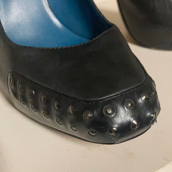 Max Studio "Indie" Black Platform Slingback Heel - Picture 5 of 12